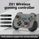 thumbnail image 2 of DQrwqpou Controlador Inalámbrico RGB Gamepad Compatible Con para Interruptor PS4 (gris), 2 of 9