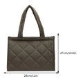 thumbnail image 3 of Bolso de mano para mujer, bolso de mano de lona, ​​bolsos de viaje portátiles simples e informales (verde), 3 of 3