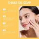 thumbnail image 1 of Snake oil cleansing soap gently cleanses facial skin, refreshing oil control skin cleansing soap, 1 of 5