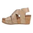thumbnail image 3 of Corkys Womens Guilty Pleasure Metallic Studded Perforated Wedge Slingback, 3 of 5