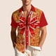 thumbnail image 5 of Blusa y camisa hawaiana de manga corta con cuello vuelto para hombre, camisa unisex informal de verano para playa, de manga corta con botones, ropa estampada divertida, blusa para hombre, 5 of 9