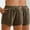 Brown, variant on Uaswgudfs 2-piece set Women's Casual Elastic Waist Drawstring Shorts - 8" Inseam Summer Lounge Shorts with Pockets & Everyday Comfort Army Green XXL