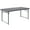 Dark Gray, variant on Flash Furniture 4-Foot Height Adjustable Bi-Fold Brown Wood Grain Plastic Folding Table with Carrying Handle