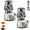 dog 2pc, variant on EVHRZN Funny Salt and Pepper Glass Bottle, Cute Cat & Dog Salt and Pepper Containers with Stainless Steel Lids, Transparent Glass Bottle Set for Kitchen Cooking, Table, Camp