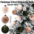 thumbnail image 2 of Bolas de terciopelo para adornos navideños de 6 cm, 15 unidades por juego, bolas de decoración navideña colgantes para árbol, decoración de interiores, decoración del hogar, Navidad, 2 of 5
