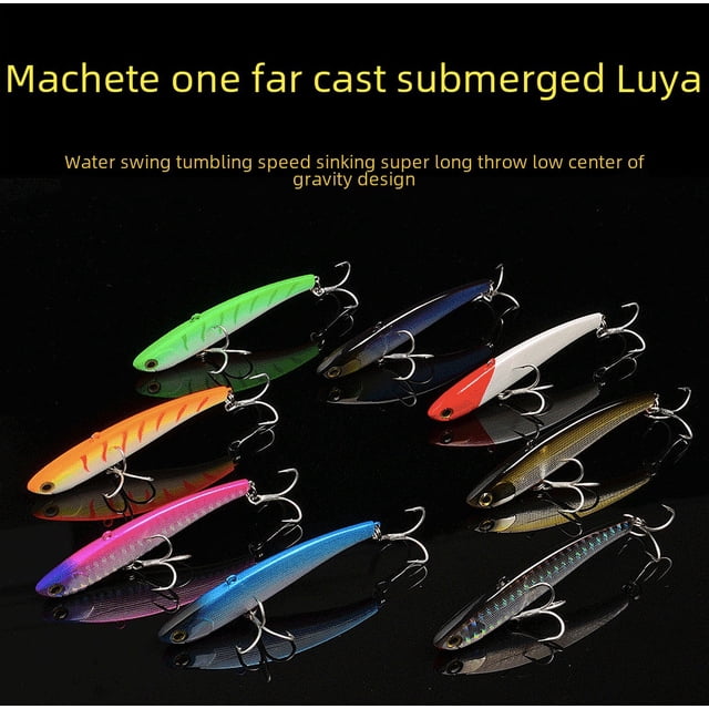 Precio machete natación trémula lance largo sumergido VIB Luya cebo falso 80 mm 17 g cebo biónico