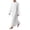 White, variant on hoksml Men White Clergy Alb Robe Stand Collar Priest Liturgical Gown for Halloween Pastor Cosplay Ceremony Party Costume