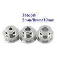 thumbnail image 4 of Pulley GT2 Timing 30 36 40 60 Toothed Wheel 3D Printer Part Wheel Bore 5mm 8mm Teeth Width 6mm 2GT Aluminum Gear For Reprap ,Work Smooth and Silent, 4 of 6
