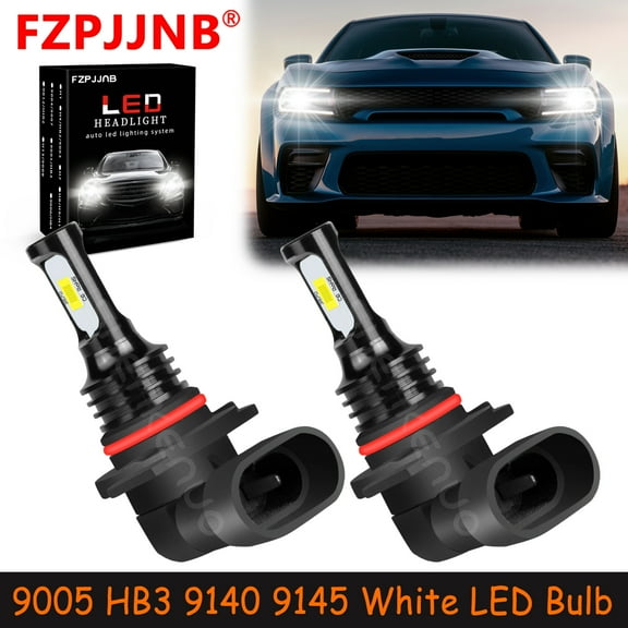 FZPJJNB for Dodge Charger 2016-2021 White Led Headlights Bulb High Low Beam,9005 HB3,HKB,C09