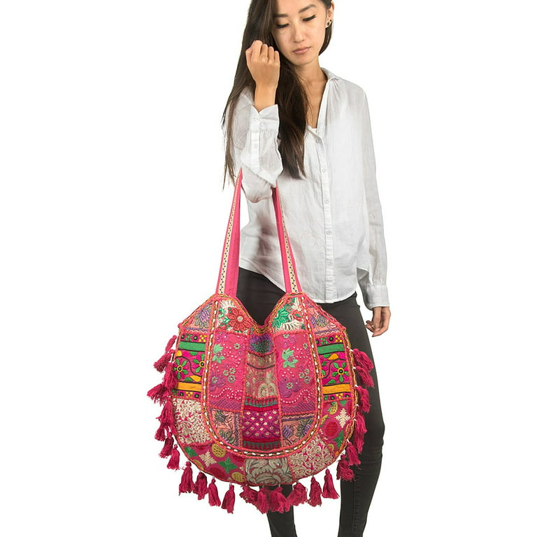 Generic Pink : New European fashion trends nylon beach bags shoulder bag  large capacity hobo bag women handbag big bags tote famous brand bolso :  : Fashion
