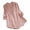 Pink, variant on Dasayo Long Sleeve Tops for Women 2025 Dressy Blue V-Neck Shirts Buttons Curved Hem Casual Outfits Women's Shirts L