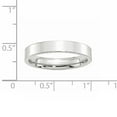 thumbnail image 5 of Primal Gold 14 Karat White Gold 4mm Standard Flat Comfort Fit Band Size 5.5, 5 of 5