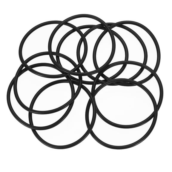 10 Pack AS-230 Nitrile O-rings 70 Durometer 2-1/2" ID, 2-3/4" OD, 1/8" Width