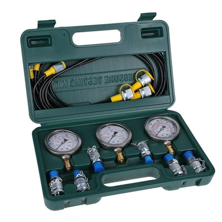 

QUSENLON Hot Favorable Hydraulic Pressure Gauge Excavator Pressure Test Kit With Testing