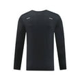 thumbnail image 3 of Mlzmgr Athletic Mens Shirts Spandex Stretchy Quick Drying Tops Crewneck Long Sleeve Sports Casual Shirts for Men, 3 of 6