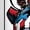 WHITE, variant on Captain America - Ink Grid - Youth Girls Boxy T-Shirt