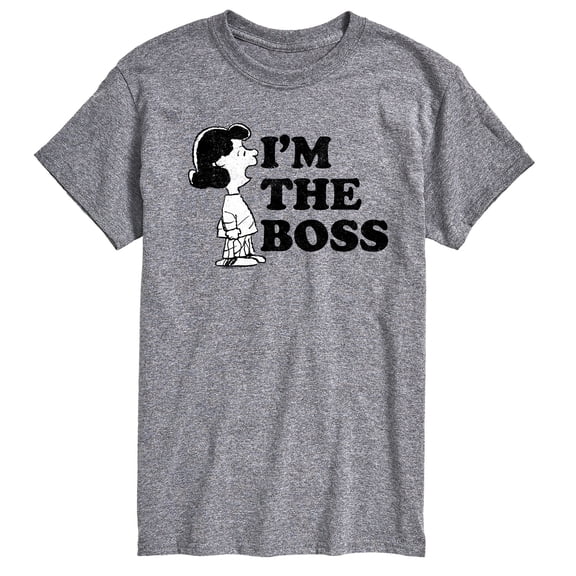 Peanuts - I'm the Boss - Men's Short Sleeve Graphic T-Shirt