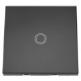 thumbnail image 2 of 1 Way Tempered Glass Panel Smart Touch Switch with Wireless Remote Control (Black), 2 of 10