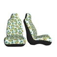 thumbnail image 3 of Sikiie Avocado Sleeping Car Seat Covers 2PCs Front Car Seat Covers Universal fit for Most Cars SUVs and Trucks-1, 3 of 9