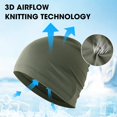 thumbnail image 2 of 1 Pack/ 2 Pack Cooling Skull Caps for Men & Women - Breathable Slouchy Beanie Running Caps for Cycling, Gym & Summer, 2 of 8