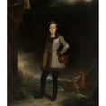 thumbnail image 2 of Anonymous 20x23 Black Ornate Framed Double Matted Museum Art Print Titled: Childhood Portrait of Adam Potocki, 2 of 5