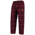thumbnail image 2 of Men's Concepts Sport Maroon/Black Arizona State Sun Devils Ultimate Flannel Pants, 2 of 3