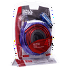 BOSS Audio Systems KIT10 4 Gauge Amp Installation Wiring Kit - a Car Amplifier Wiring Kit Makes Wire Connections and Brings Power to Your Radio, Subwoofers and Speakers