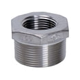 thumbnail image 1 of Buje hexagonal de acero inoxidable Smith Cooper MPT de 1 pulgada x FPT de 1/2 pulgada, 1 of 1