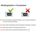 thumbnail image 3 of GFDYREE USB-C to Mini DisplayPort Adapter, USB 3.1 Type C (Thunderbolt 3) to Mini DP Adapter 4K Compatible with Lenovo T470, MacBook Pro to LED Cinema Display/Dell Monitor, etc - Silver, 3 of 7