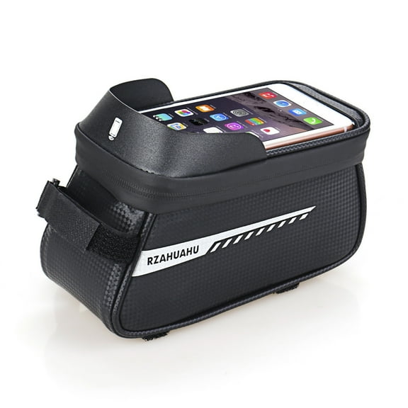Waterproof Bicycle Phone Mount Bags Front Frame Top Tube Bag with Touchscreen Holder Case Cycle Bike Tool Storage Pack