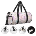 thumbnail image 3 of Balery Colorful Bunny Bolsa de Gimnasio para Mujeres y Hombres, Bolsa de Viaje Impermeable, Bolsa de Fin de Semana con Compartimento para Zapatos y Bolsillo Húmedo, 3 of 6