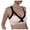 Pink, variant on Utoimkio Sports Bras for Women Ladies'plain Color Front Cross Side Lace Sports Bras Full Coverage Bras Bra Vest Tops