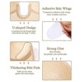 thumbnail image 2 of 26-27 XIANRENGE Adhesive Bra Push Up Self-Adhesive Strapless Bra Backless U-Shaped Invisible Without Straps Bra for Swimsuit Dress Wedding Dress-Nude, 2 of 5