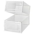thumbnail image 4 of OnDisplay Clik Stackable Interlocking Shoe Box System (Standard Clear/White, Single Box), 4 of 7