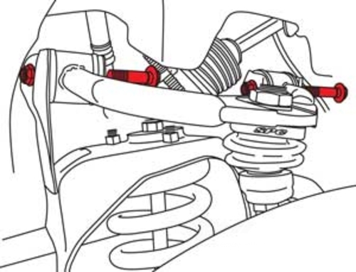 SPC Control Arm Fits select: 2005-2023 NISSAN FRONTIER, 2004-2015 NISSAN TITAN