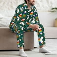 thumbnail image 7 of Yiaed Lgbt Penguin Print Men’s Pajamas Set - Long Sleeve Button Down Sleep Shirt and Pajama Bottoms Sleepwear Set Mens Pjs Sets Men's Pajama Bottoms-XX-Large, 7 of 7