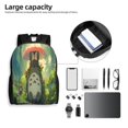thumbnail image 5 of Totoro Backpack Cute Anime Large Capacity Multifunction Backpacks Lightweight Sports Travel Laptop Bag, 5 of 5