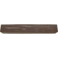 thumbnail image 3 of Ekena Millwork 6"H x 6"D x 60"W Hand Hewn Faux Wood Fireplace Mantel, Aged Pecan, 3 of 15