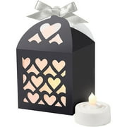 Wilton Paper Lantern Black Favor Box, 50ct