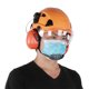 thumbnail image 5 of Lente transparente para escalada en roca al aire libre, protección Industrial, casco de seguridad ligero naranja, Kit de orejeras para rescate en trabajos aéreos, 5 of 8