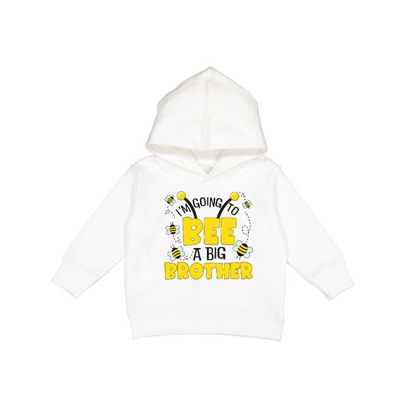 Inktastic I'm Going to Bee a Big Brother Toddler Hoodie