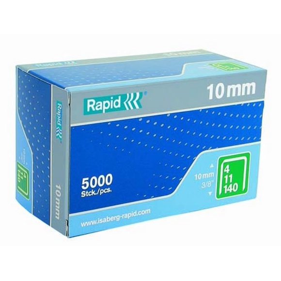 Grapas Rapid 23520200 de alambre plano 10 mm, 5000 piezas