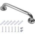 thumbnail image 1 of Barra de apoyo de acero inoxidable, manija de bañera montada en la pared, barra de apoyo de seguridad para inodoro de baño para niños mayores discapacitados (30 cm), 1 of 5