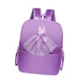 thumbnail image 4 of Mochila de baile de ballet Bolsa de baile de ballet dulce para niña para regalo de cumpleaños Natación encaje violeta, 4 of 8