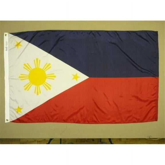 4 ft. X 6 ft. Nyl-Glo Philippines Flag