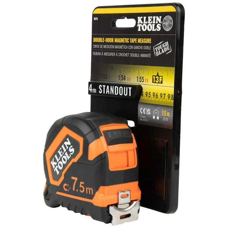 Klein Tools 7.5 M Double Hook Tape Measure - Walmart.com