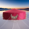 thumbnail image 6 of BIBABLYKE Traditional Kazakh Hat With Elegant Fringed For Cultural Event And Everyday Wear Breathable Polyester Ethnic Headwear, 6 of 8