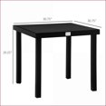 thumbnail image 5 of Picnic Tables | Mesa de Picnic | 4-Person Modern Outdoor Table for Patio, Lawn, Camping | Square | Aluminum, 5 of 9