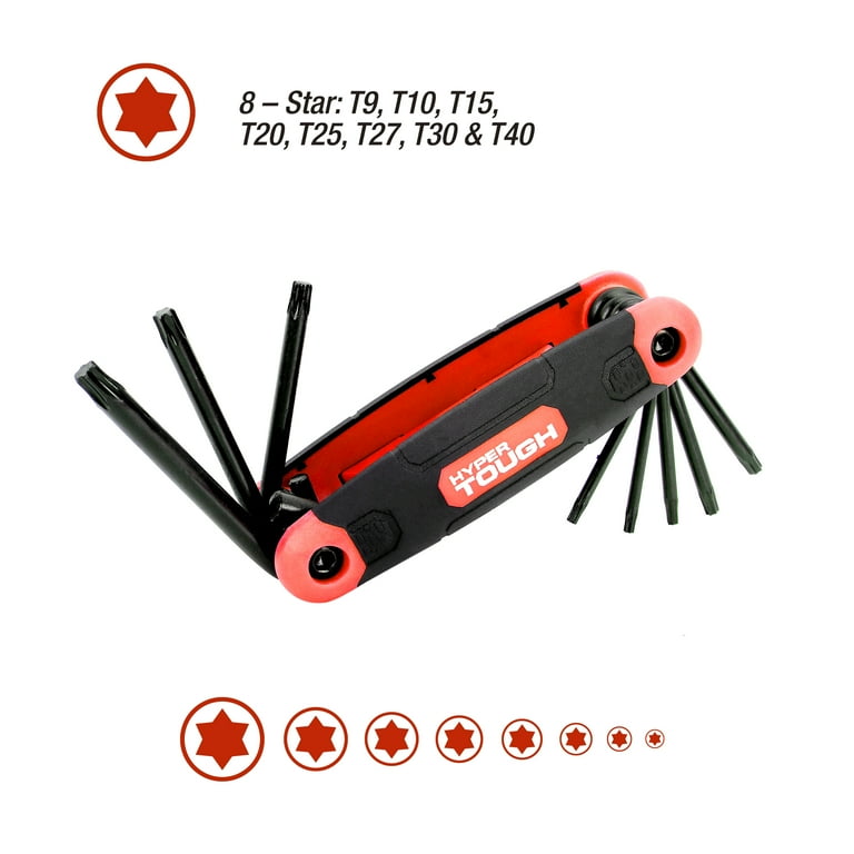 Hyper Tough 51-Piece Auto and Motorcycle Tool Kit, Model 5768