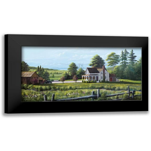 Saunders, Bill 14x9 Black Modern Framed Museum Art Print Titled - Hanging Basket